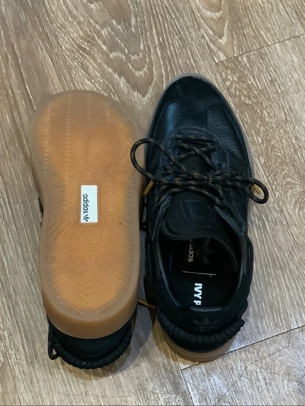 IVY PARK Black and Gum Low-Top Sneakers